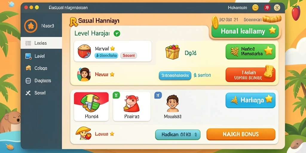 Tampilan antarmuka pengguna yang menarik.